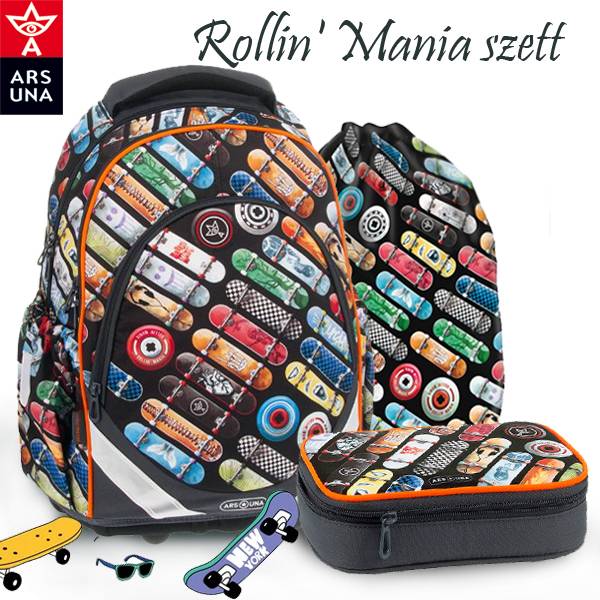 Ars Una anatómiai iskolatáska 3 részes SZETT – Rollin’ Mania