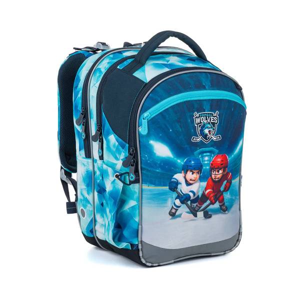 TOPGAL ergonomikus iskolatáska hátizsák COCO – Hokey