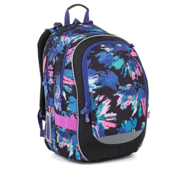 TOPGAL ergonomikus iskolatáska hátizsák CODA – Art Flower