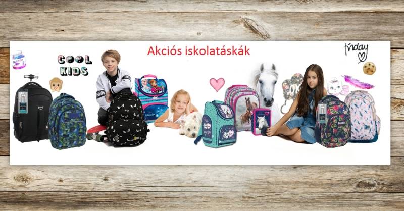 Akciós iskolatáskák